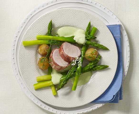 Filet de porc aux asperges