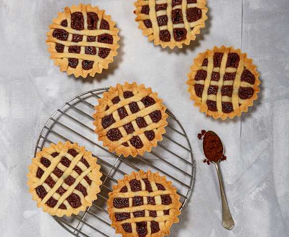 Crostatine alla crema gianduia