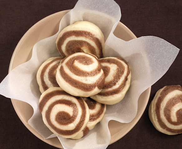Cocoa Steamed Buns