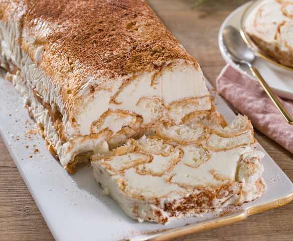 Semifrío de Licor 43 Orochata con fartons