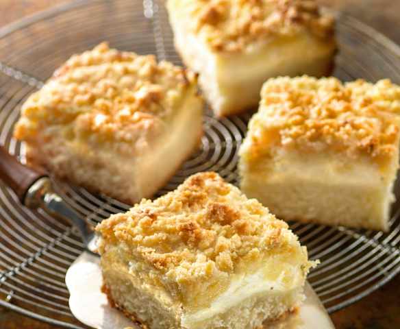 Streuselkuchen mit Quarkfüllung