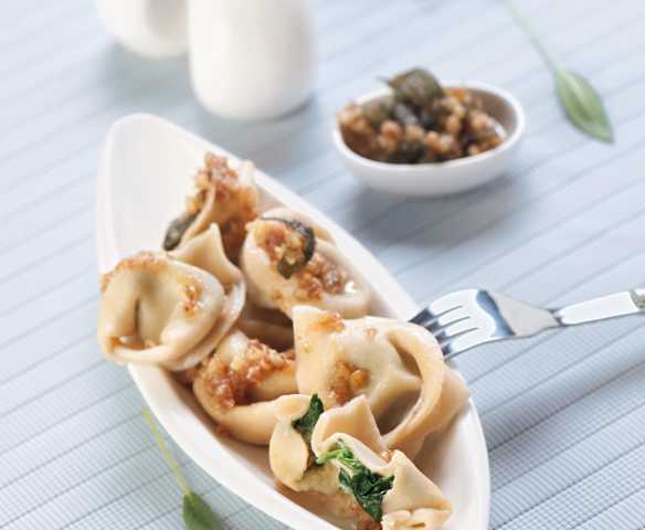 Tortelloni z ricottą i szpinakiem
