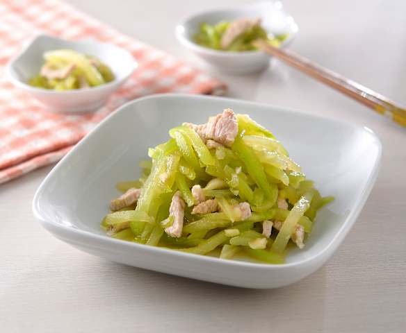 佛手瓜炒肉絲