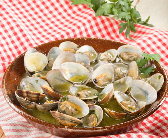Palourdes au cidre