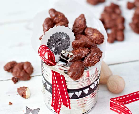 Amandes au cacao et au café Amandes au cacao et au café