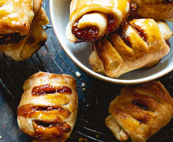 Minichaussons aux framboises