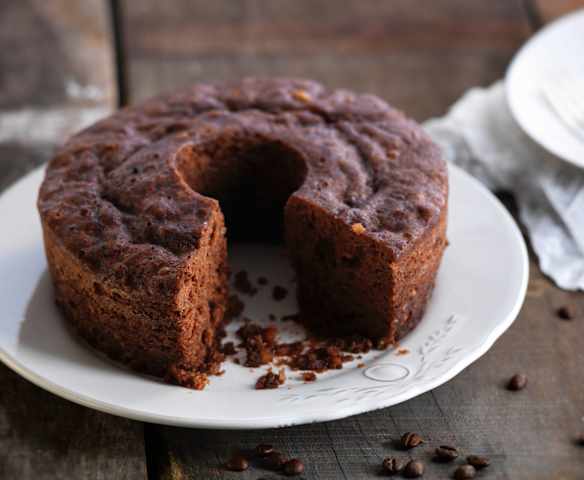 Gâteau noix-café à la vapeur