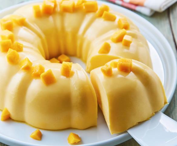 Gelatina de mango