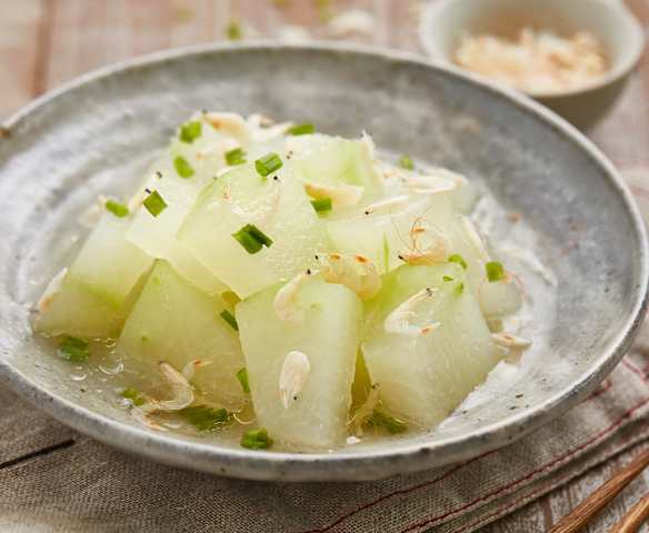 清炒冬瓜虾皮 清炒冬瓜虾皮