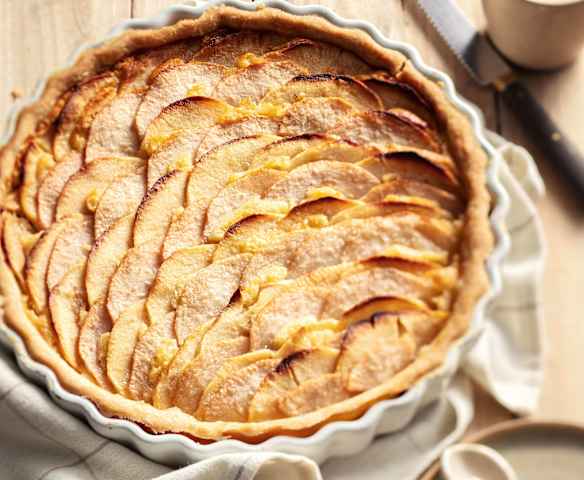 Tarte amandine aux pommes et poires