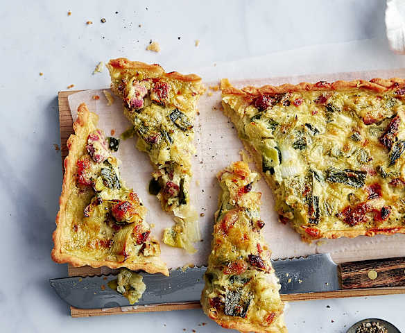 Lauch-Speck-Tarte