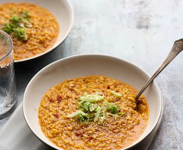 Kimchi risotto Kimchi risotto