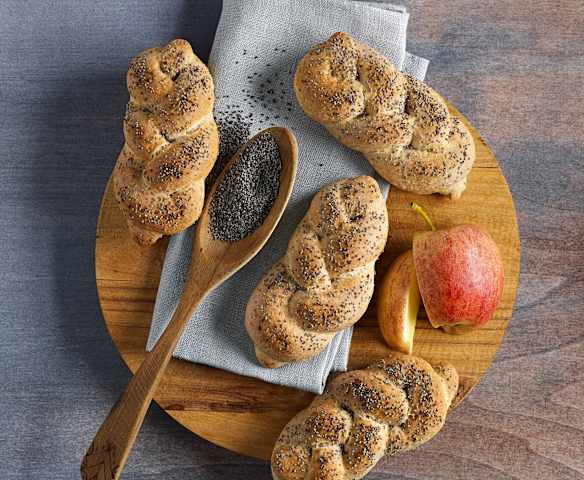 Mohnflesserl aus Dinkel