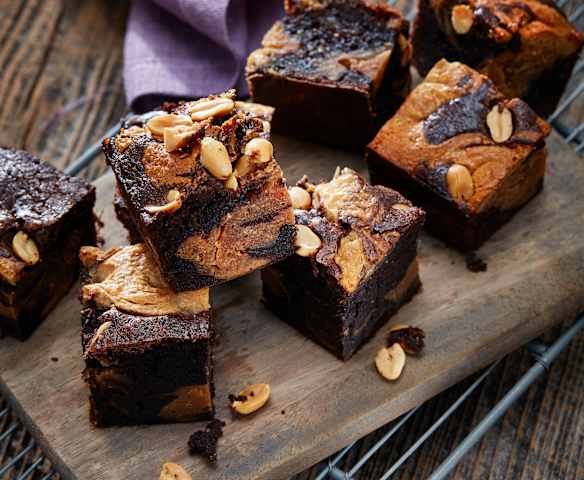 Erdnusscreme-Brownies