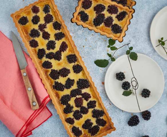 Tarte aux mûres et cardamome Tarte aux mûres et cardamome