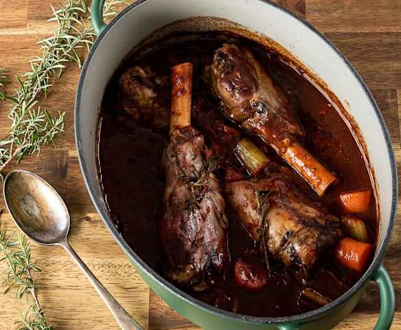 Braised Lamb Shanks
