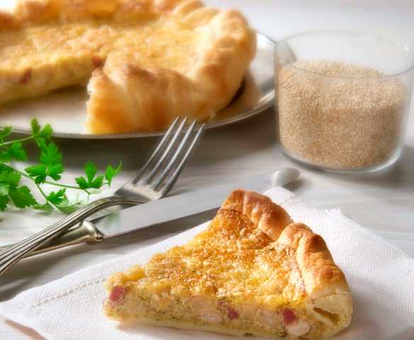 Torta di quinoa con cannellini