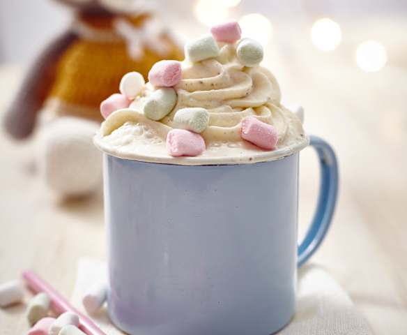 Vanille-Marshmallow-Drink (heiß)