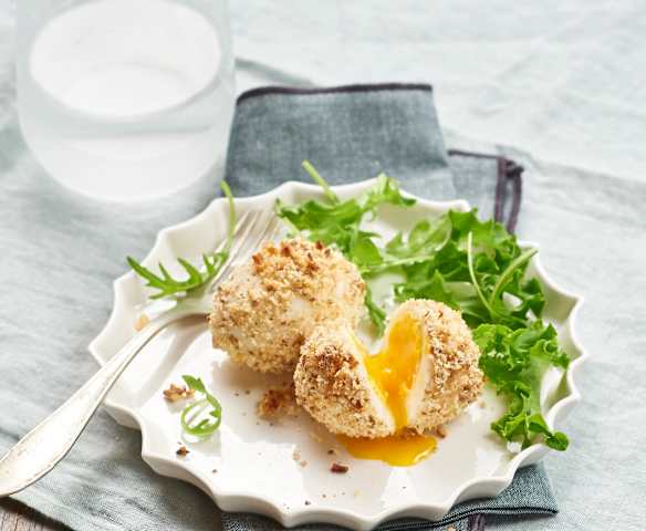 Œufs mollets en robe de noix