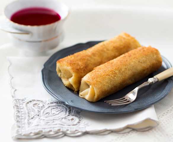 Polish croquettes with mushrooms and sauerkraut