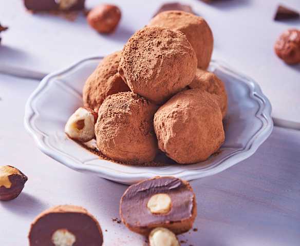 Trufas de chocolate Trufas de chocolate