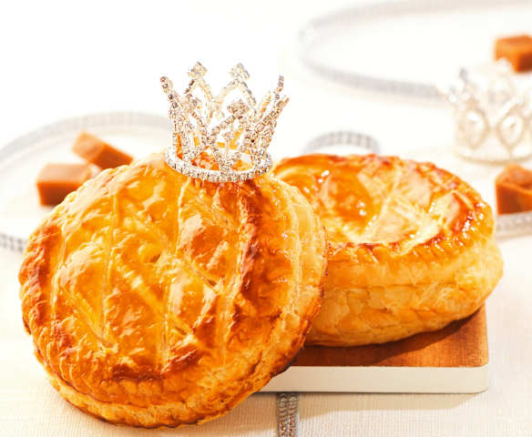 Galette des Rois de manzana y dulce de leche