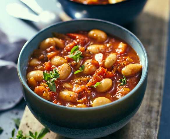 Bohnen-Tomaten-Eintopf