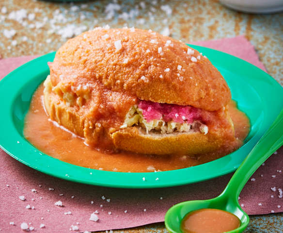 Tortas ahogadas de pollo