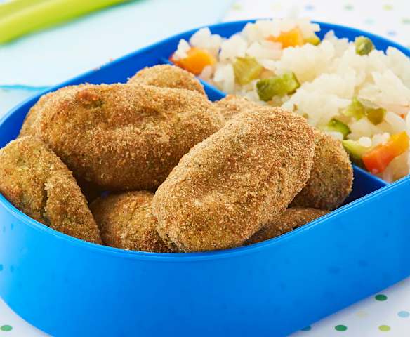 Croquetas de papa y brócoli