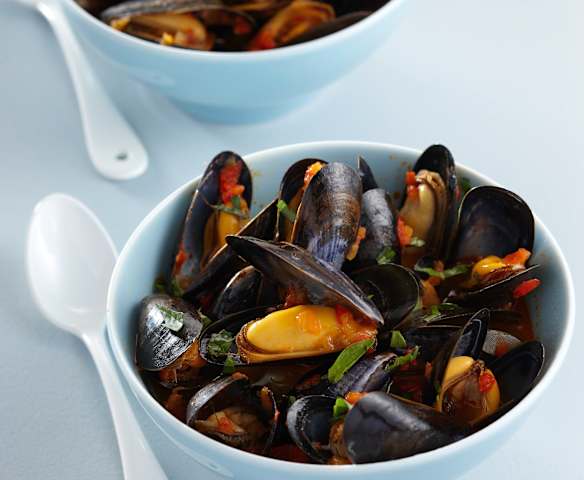 Mejillones a la provenzal (Moules à la provençale)