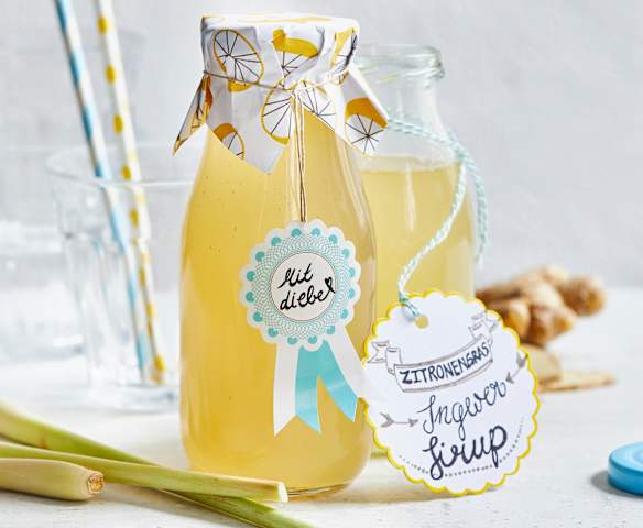 Sirop de Lemon grass și ghimbir