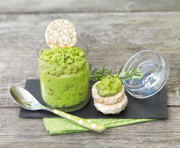 Guacamole de petits pois