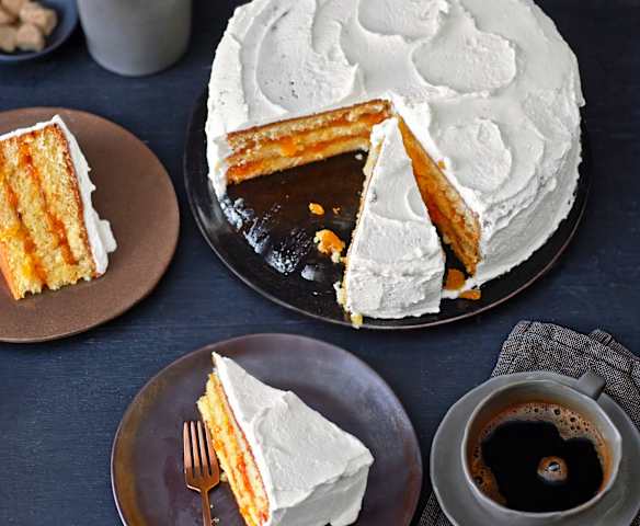 Orangen-Aprikosen-Torte