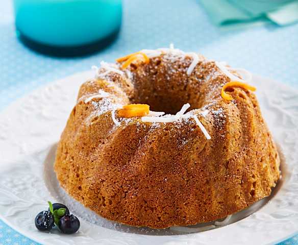 Panqué de zanahoria y coco sin gluten