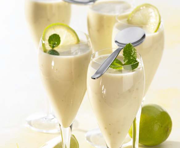 Limetten-Ingwer-Mousse