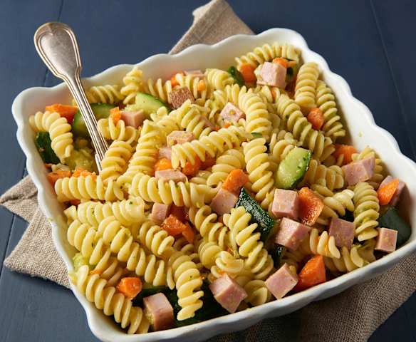 Ham and Veggie Pasta Salad
