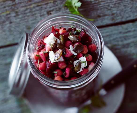 Rote-Bete-Kichererbsen-Salat