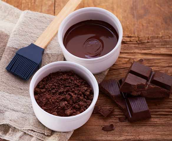 Schokolade zerkleinern