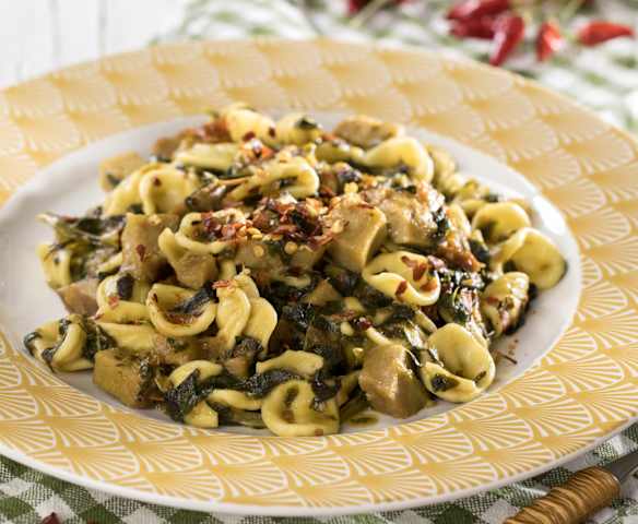 Orecchiette cime di rapa e seitan