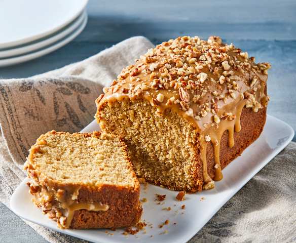 Panqué de nuez glaseado