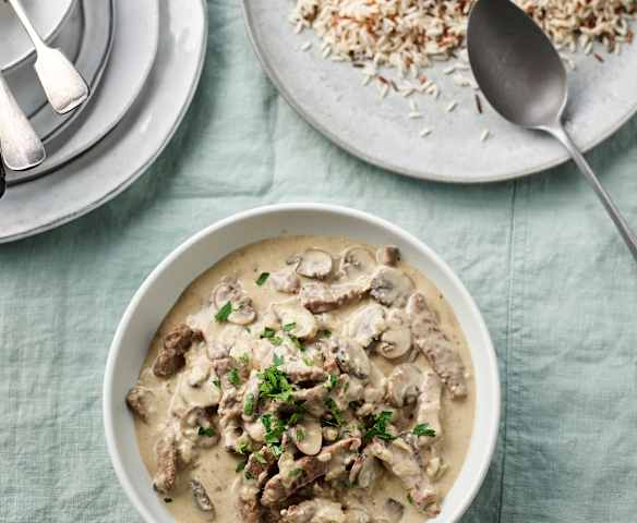 Beef Stroganoff