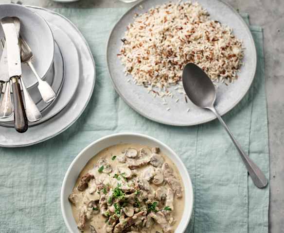 Rundvlees Stroganoff