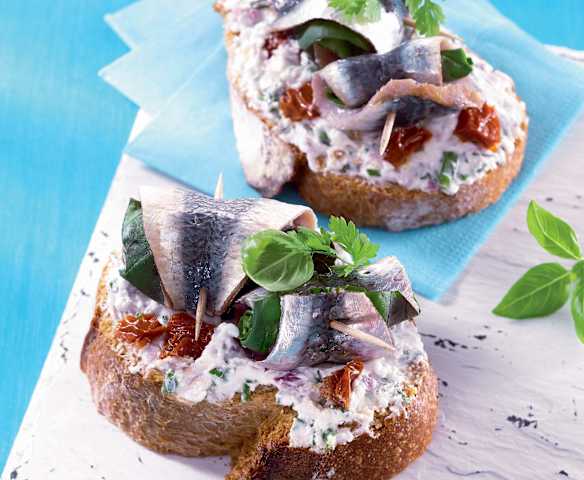 Juin - Sardines vapeur en tartinade de chèvre