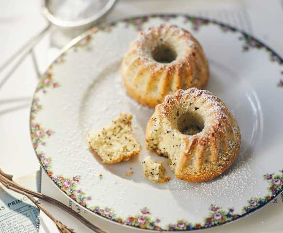 Mini-Mohn-Gugelhupfe