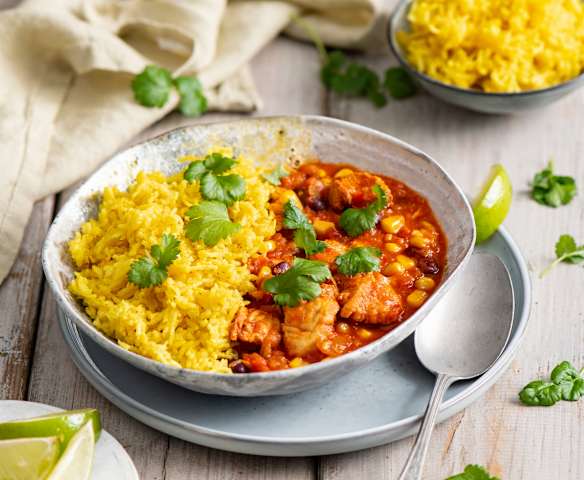 Kurczak po meksykańsku z aromatycznym ryżem