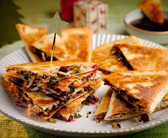 Christmas Quesadillas
