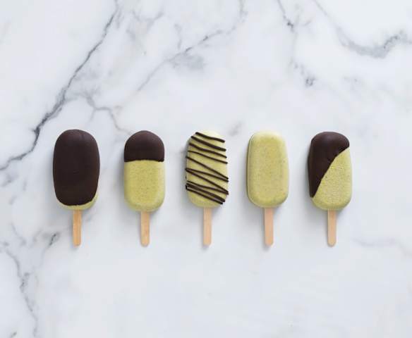 Mint choc chip ice cream