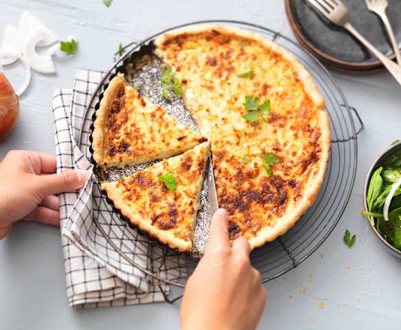 Quiche oignon-fenouil