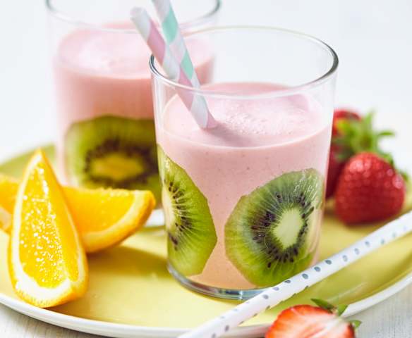 Erdbeer-Orangen-Kefir