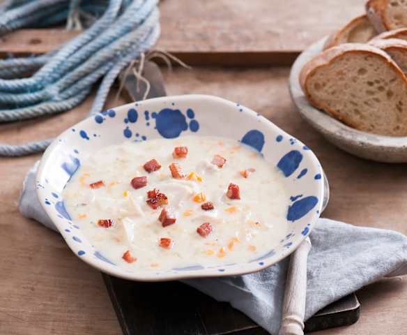 Chowder z ryb słodkowodnych